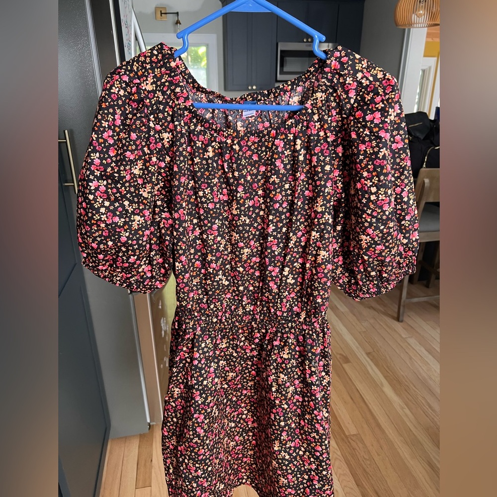 OLD NAVY- floral pink dress